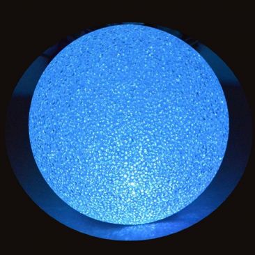 Boule lumineuse effet cristal diamètre 20 cm