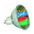 Ampoule 20 LED couleurs MR16 GU5.3