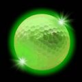 Balle de golf lumineuse LED verte