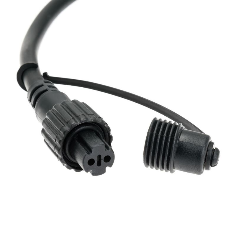 Câble de branchement avec prise secteur et connecteur 2 broches