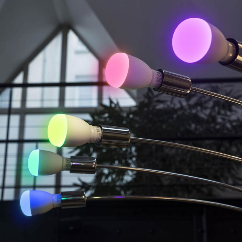 Ampoule LED E27 connectée couleur