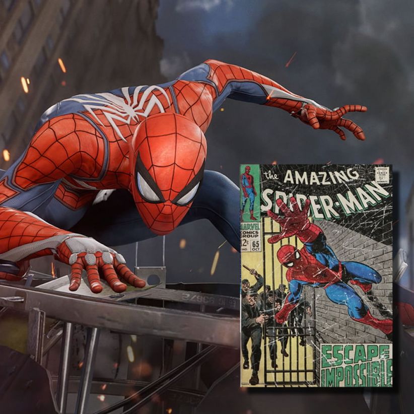 Livre LED sans fil Spiderman