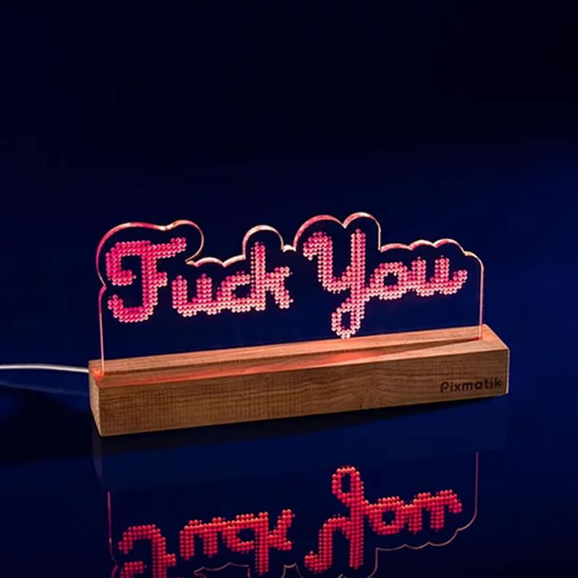 Lampe d'ambiance design Fuckyou