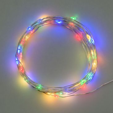 Guirlande 40 LED multicolores