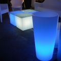 Pot lumineux LED rond sans fil rechargeable Flora