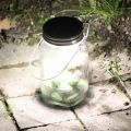 Consol glass solar jar