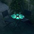 Table solaire style bistrot et ses 2 chaises