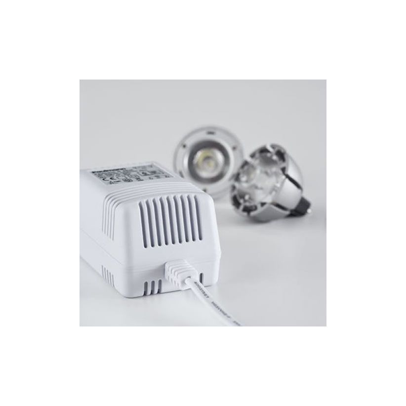 Transformateur LED 230/12V courant continu 20W blanc