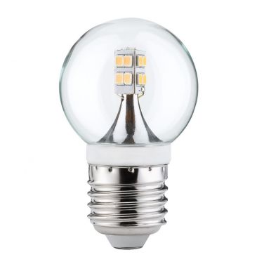 Ampoule LED E27 petit globe transparent