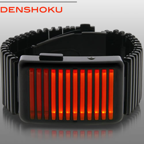 Montre à LED Denshoku