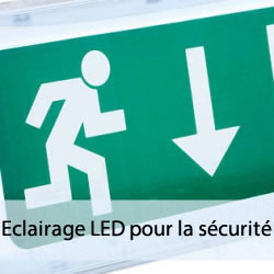 Eclairage LED pour la sécurité