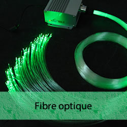 Fibre optique LED