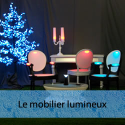 Mobilier lumineux LED