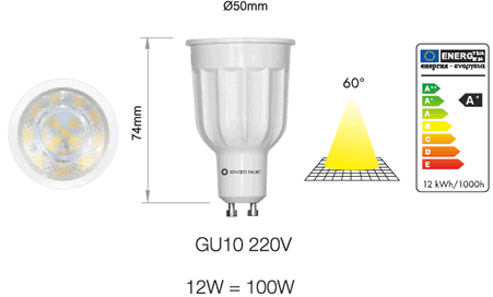 Ampoule LED GU10 Power