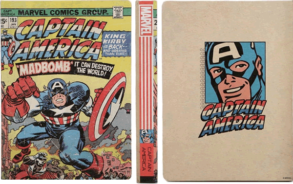 Livre lumineux Captain America