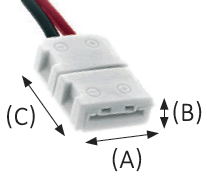 Connecteur pour ruban LED